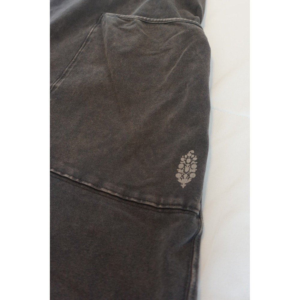 Free People FP Movement Hot Shot Romper Faded Black Racerback Mini OB1415587 - Picture 5 of 10